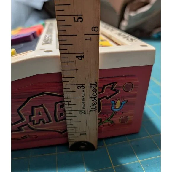 Fisher-Price School Days Desk Vintage Educational Toy Magnetic Letters Numbers - Picture 11 of 13